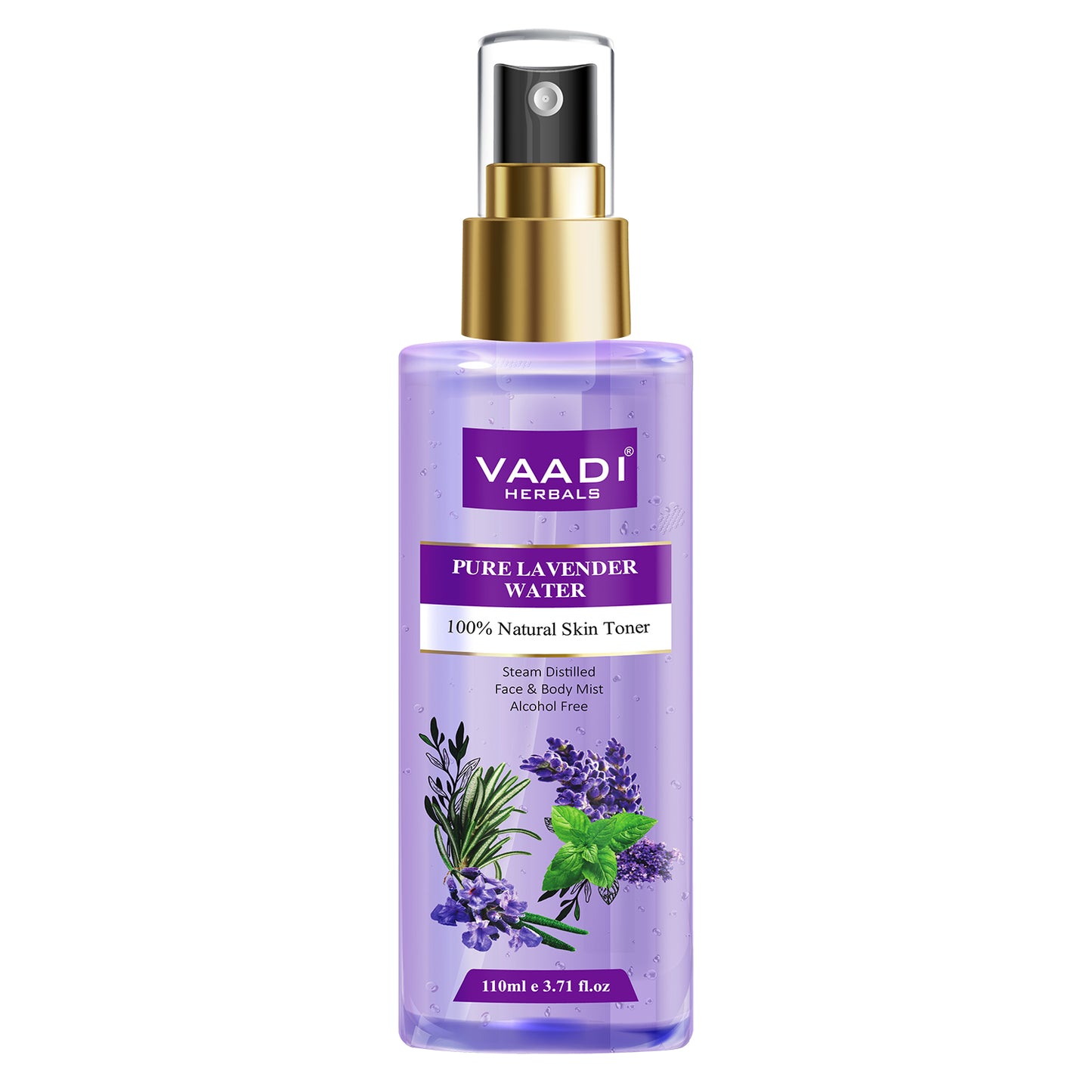 Lavender Water -100% Natural & Pure Skin Toner (110 ml / 3.71 fl oz )