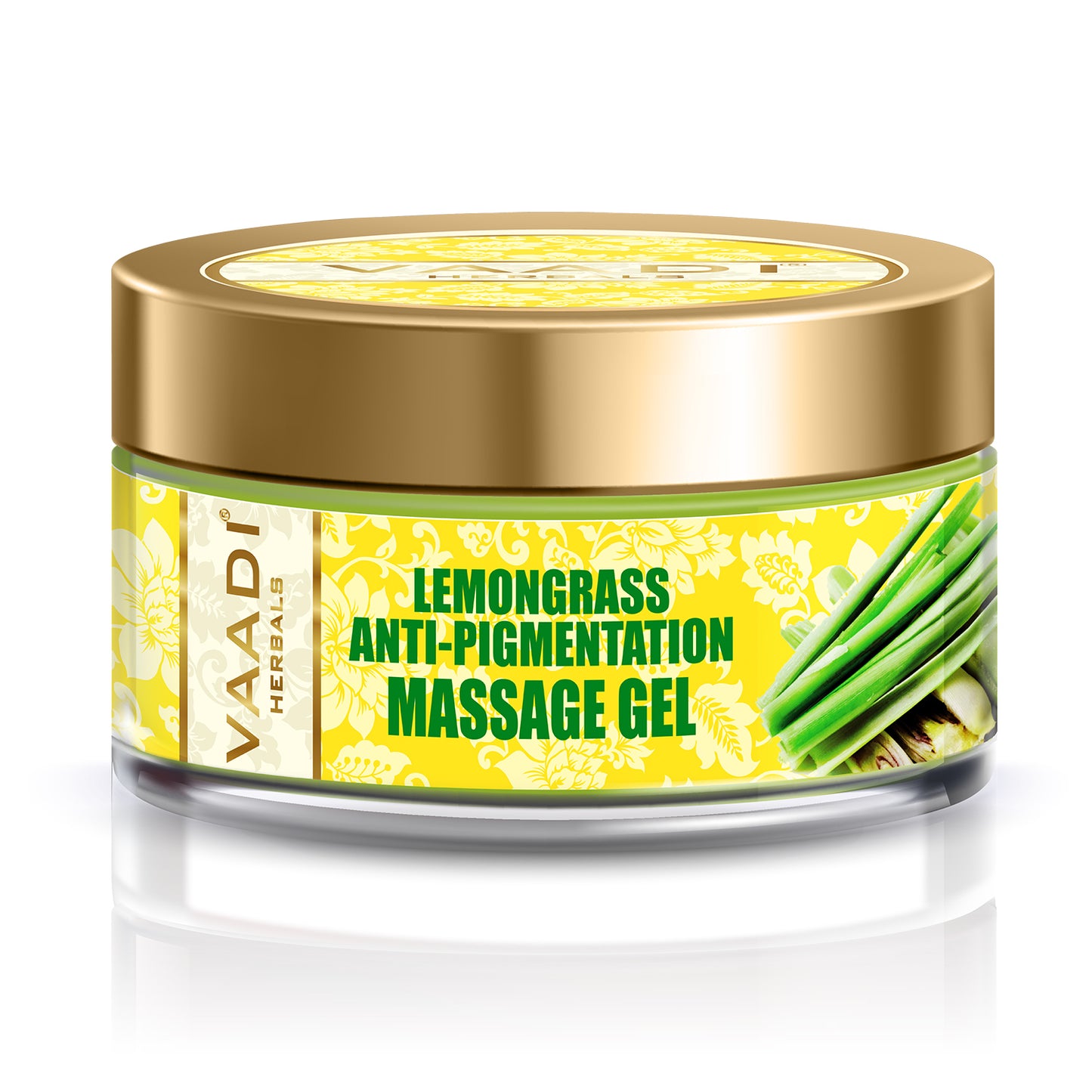 Anti Pigmentation Organic Lemongrass Massage Gel - Unclogs Pores - Makes Skin Smooth & Clear (50 gms / 2 oz)