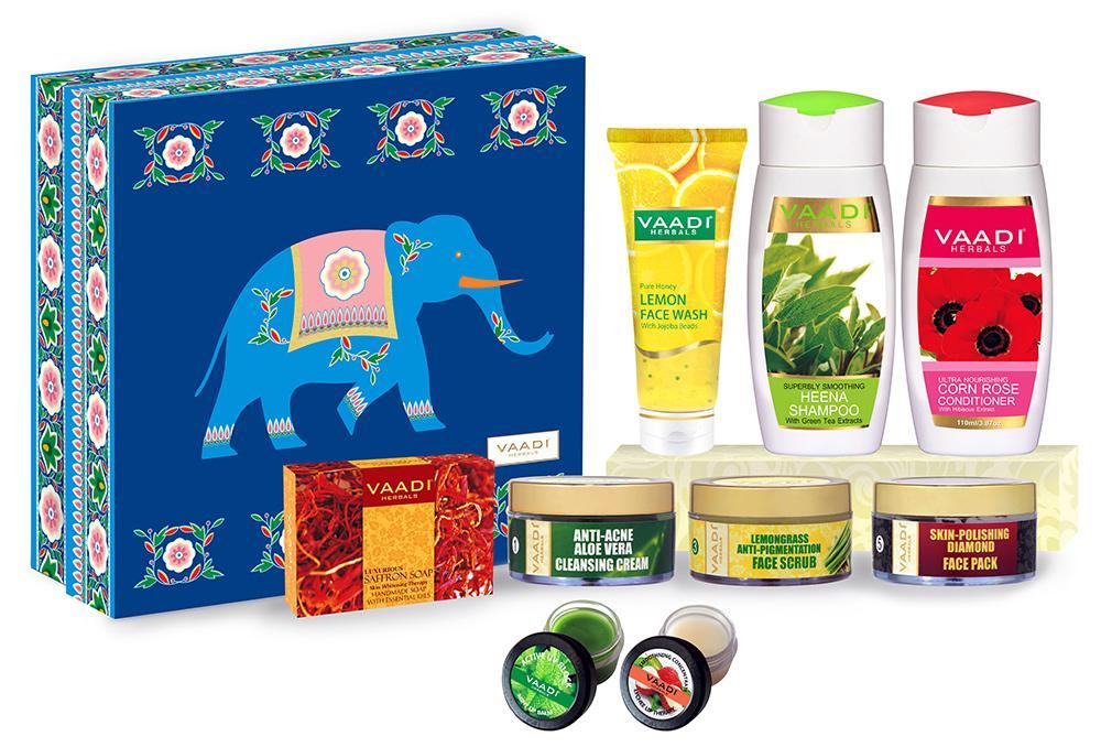Majestic Essence Herbal Gift Set (Royal Elephant) - For All Skin & Hair Types