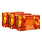 Organic Perky Peach Soap with Almond Oil - Skin Nourishing - Rehydrates (3 x 75 gms / 2.7 oz)