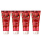 Skin Exfoliating Organic Strawberry Scrub Face Wash with Mulberry Extract- Removes Dead Skin - Deeply Nourishes Skin ( 4 x 60ml/ 21.1 fl oz)