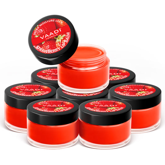 Nourishing Organic Strawberry and Honey Lip Balm (8 x 10 gms/0.4 oz)