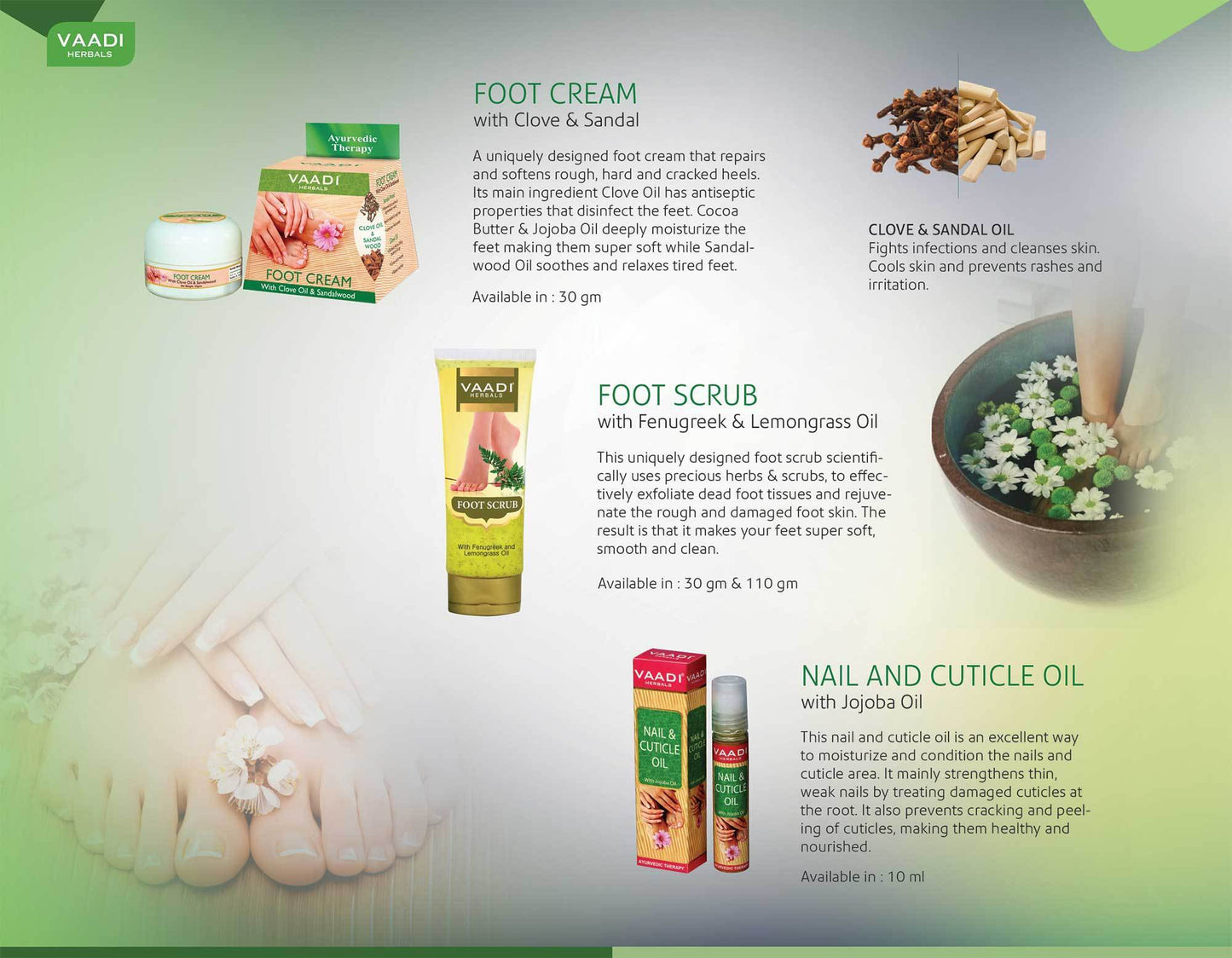 Organic Foot Cream with Clove & Sandalwood Oil - Softens Dry & Cracked Feet - Deep Moisturises (30 gms / 1.1 oz)