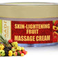 Skin Lightening Organic Fruit Massage Cream with Orange Extract & Turmeric - Removes Sun Tan - Lightens Complexion ( 50 gms /2oz)