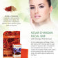 Organic Saffron Sandal Facial Bar with Orange Peel Extract - Lightens Marks- Makes Skin Flawless (25 gms/0.9 oz)